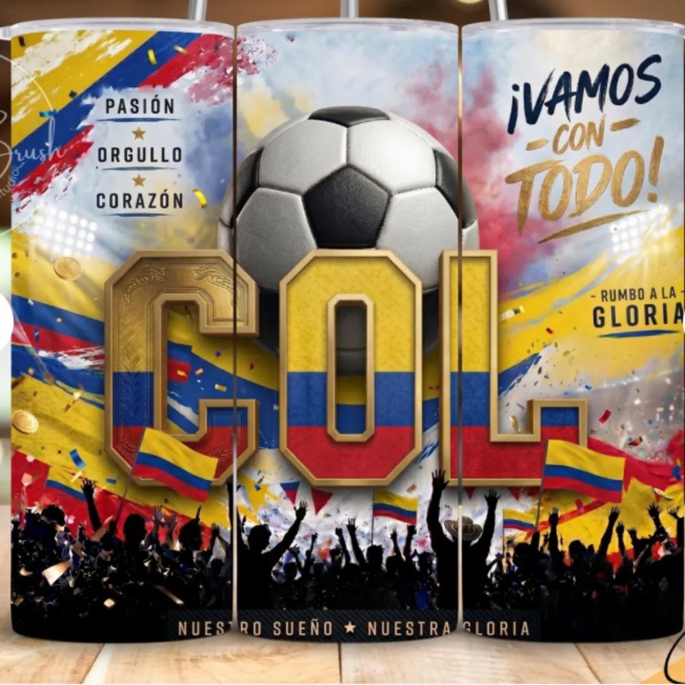 Colombian fifa tumbler